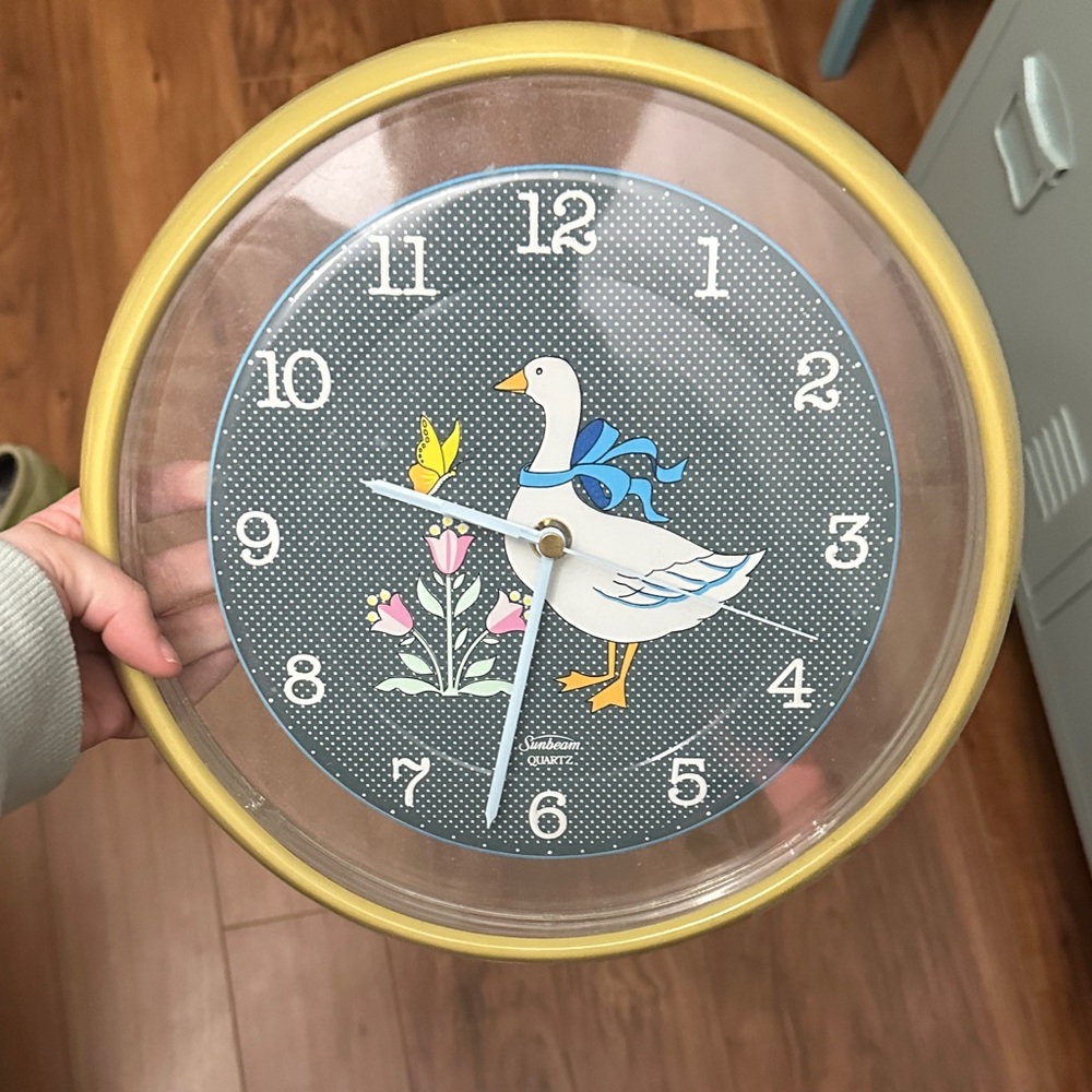 Vintage Goose Wall Clock